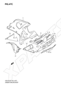 Billede til varegruppe UNDER COWLING (MODEL K3): LA1=YD8(SILVER),YU8(GRA Y)